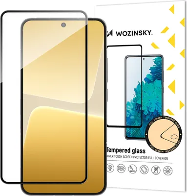 Zdjęcie produktu dla Wozinsky Full Glue Tempered Glass szkło hartowane Xiaomi 13 9H na cały ekran z czarną ramką