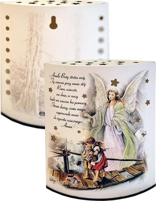 Produktbild von Engelslampe | Größe: 14x18 cm | Artikelnummer: ESL1582P
