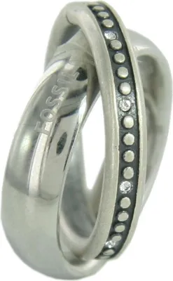 Produktbild von Fossil Damen Edelstahl Ring JF84715040, Ringgröße:53 (16.8 mm Ø)