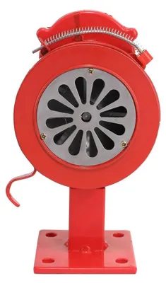 Produktbild von Handkurbel Sirene - LK-100A Handalarm - Tragbar - Aluminiumlegierung - Lautes Signal - Manuelle Kurbel - Rot