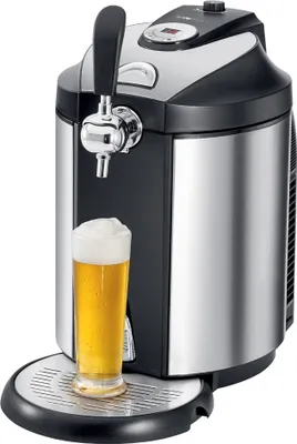 Produktbild von CLATRONIC Bierzapfanlage BZ 3740 schwarz/silber Edelstahlgehäuse