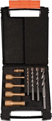 Produktbild von Projahn Satz Diamant Trockenbohrer M14 Schaft und Betonbohrer 9-tlg.