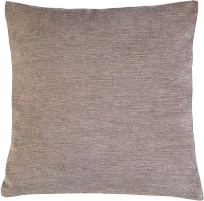 Produktbild von Kissenhülle - 40 x 40 cm - Taupe - Microvelours - mit Reißverschluss