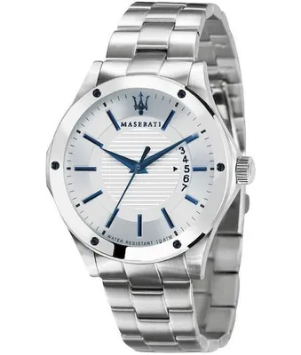 Produktbild von MASERATI Uhr WATCH CIRCUITO - Silber - Silber-Blau - Silber/ 42 mm, R8853127001