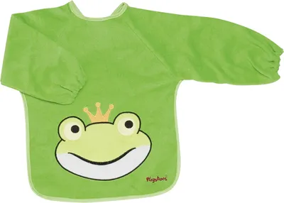 Produktbild von Playshoes Ärmel-Lätzchen - Frosch Grün