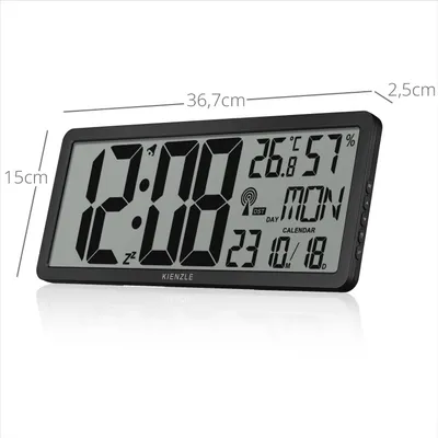 Image de Kienzle Digitale Wanduhr XXL