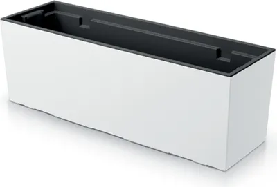 Produktbild von kvetináč truhlík 77cm URBI CASE DUC800-S449 biely plastový PROSPERPLAST