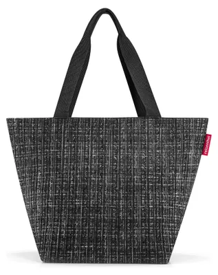 Immagine prodotto di reisenthel shopper M, Einkaufstasche, Tragetasche, Tasche, bouclé black, 15 L, ZS7094