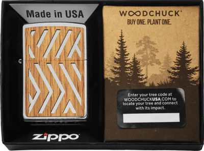 Obrázek produktu pro Zapalovač ZIPPO WOODCHUCK HARRINGBONE SWEEP 60004582