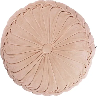 Produktbild von Kissen - Rose - Ø 40 cm - Samtoptik