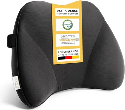 Produktbild von Nackenkissen COMFYCENTRE Ergonomische Rückenstütze für Auto und Bürostuhl – Lendenwirbelstütze – Rückenkissen für den unteren Rücken – Rückenstützen –