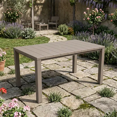 Productafbeelding van Keter 247104, Zwart, Cappuccino, Kunststof, Rechthoekige vorm, 4 poten, 900 mm, 1470 mm