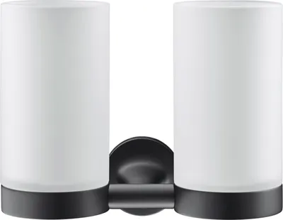 Produktbild von Duravit Starck T Zahnputzbecher, doppelt, Wandmontage, 0099484600