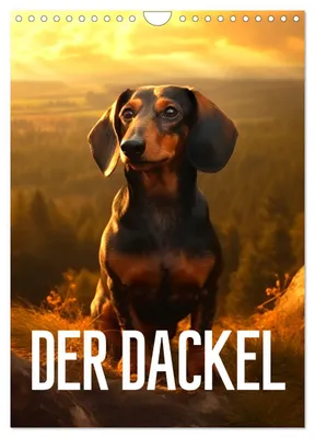 Produktbild von Der Dackel (Wandkalender 2027 DIN A4 hoch), CALVENDO Monatskalender
