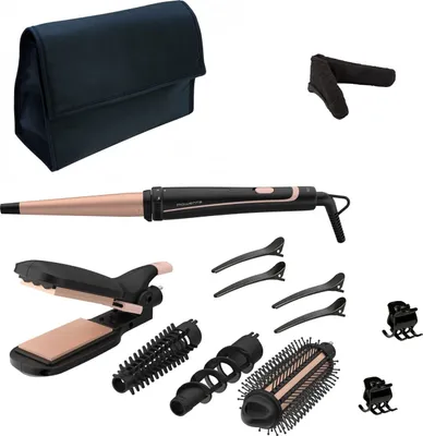 Image de Rowenta Infinite Looks CF4231 Multistyler Warm Black, Bronze 1.8 m