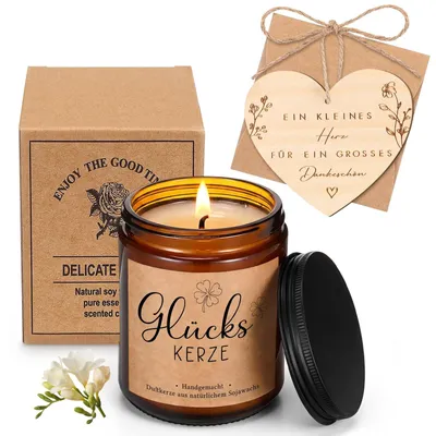 Image de Bougie parfumée en verre, idéale pour un coffret cadeau