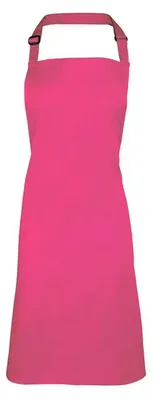 Produktbild von Premier - Herren/Damen Unisex Latzschürze "Colors Collection" LT6019 (Einheitsgröße) (Leuchtend Pink)