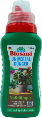 Produktbild von Flüssigdünger für Hydroplanzen + Erdpflanzen Blusana von Leni 250 ml