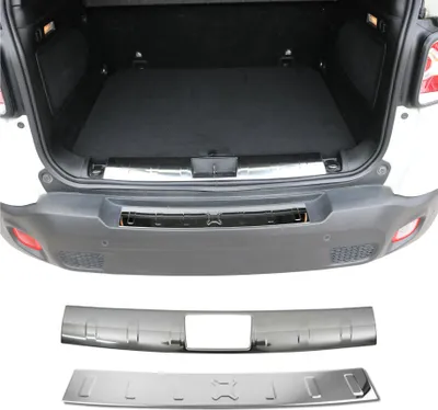 Image de Kit Protection de Pare-Chocs arrière pour Jeep Renegade 2014-2024 Brillant inox