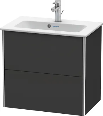 Produktbild von DURAVIT XS416508080 Waschtischunterbau XSquare, 2 Schubk.