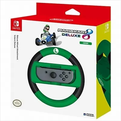 Produktbild von Hori Mario Kart 8 Deluxe Racing Wheel Luigi, Nintendo Switch Rennrad