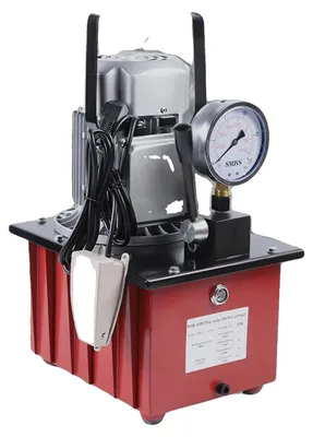 Immagine prodotto di Pompa idraulica elettrica, 750 W, 220 V CA, intervallo di pressione da 2 MPa a 70 MPa, portata da 0,6 l/min a 5 l/min, capacità dell'olio 7 l