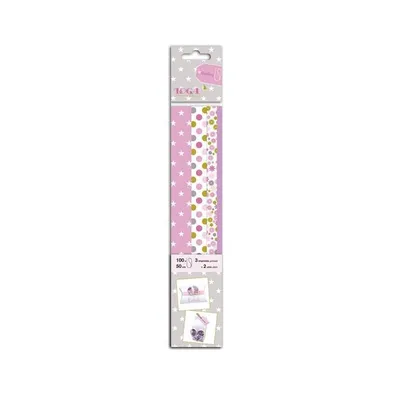 Obrázok produktu pre 100 quillingových prúžkov 50 cm Fialová - Grenadín