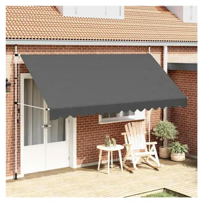 Produktbild von Manuelle Markise Anthrazit 400x120cm