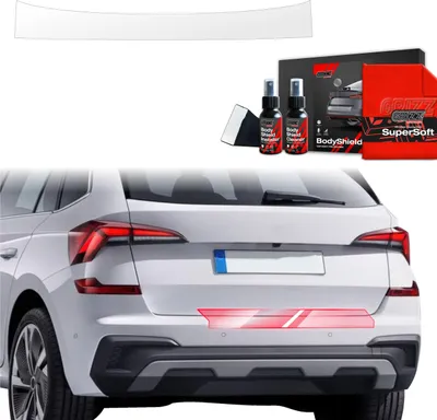 Obrázek produktu pro Ochranná fólie Grizz Protector na zadní nárazník – Škoda Kamiq (2024–2025)