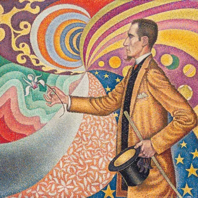 Produktbild von Paul Signac Kunstdruck Bild - Portrait Des Félix Fénéon, 1890 (40 x 40 cm)