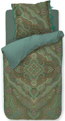 Produktbild von Pip Studio Bettwäsche-Garnitur Alfombra Farbe Green Größe 135x200+80x80