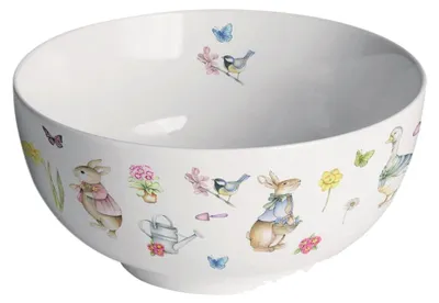 Produktbild von Müslischale 0,4 l, Porzellan, Dessertschale, Salatsschüssel, Pastellserie Ostern Garten