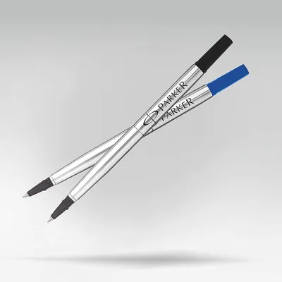 Obrázok produktu pre Parker 1950325 - Schwarz - Medium - Schwarz - Silber - Kugelschreiber - Sichtverpackung - 2 Stück(e)