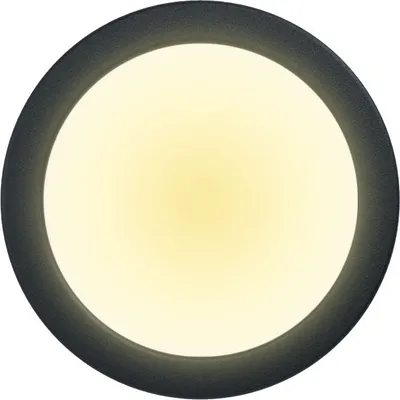 Produktbild von EGLO LED Einbaustrahler Fueva 5, Ø 16,6 cm, Spot aus Stahl und einer Kunststoff Leuchtfläche, Einbauleuchte in Schwarz, Weiß, Einbauspot flach,