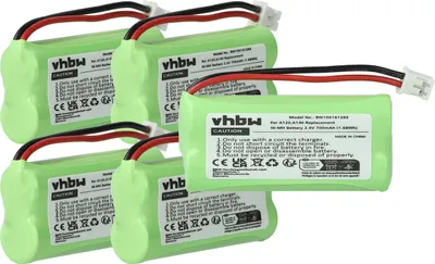 Produktbild von vhbw 5x Akku kompatibel mit Siemens Gigaset A260 DUO, AL110a, A260 TRIO, A260, A265, A345, AL110 schnurlos Festnetz Telefon (700 mAh, 2,4 V, NiMH)
