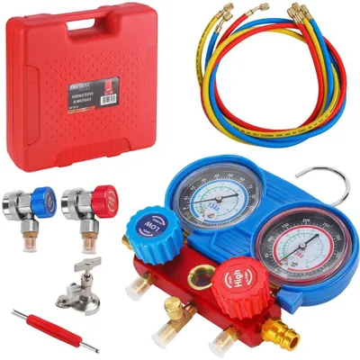 Obrázok produktu pre KRAFT&DELE Súprava na servis, testovanie a dopĺňanie klimatizácie KD10534
