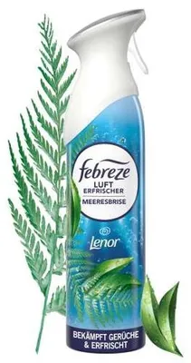 Immagine prodotto di Confezione multipla da 6 deodoranti per ambienti Febreze spray "Brezza marina" da 185 ml