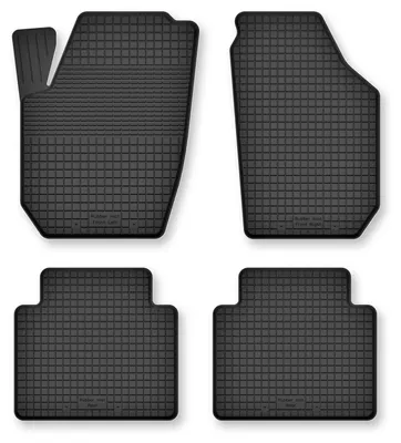 Obrázok produktu pre Gumové vaničkové autokoberce pre: Skoda Rapid 2013-2019 čierne 4 ks
