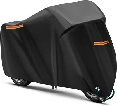 Produktbild von Famanu Motorradabdeckung wasserdicht - UV-beständig und reißfest - geeignet für Motorräder bis 245x105x125CM