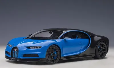 Produktbild von AUTOart 70997 - 1/18 Bugatti Chiron Sport (French Racing Blue/Carbon)