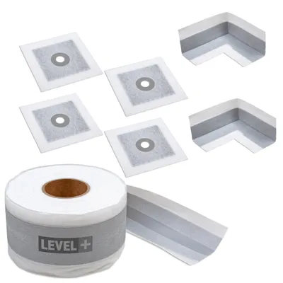 Produktbild von Dichtset Bandset Manschetten Dichtband Elastische Zone Dichtecken Ausdehnbar LEVEL+ EZ6