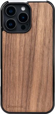 Produktbild von Holzhülle für iPhone 16 Pro Max, Bewood Amerikanischer Nussbaum