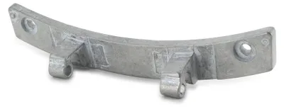 Türscharnier für Glastür, 172 mm, Metall, silber