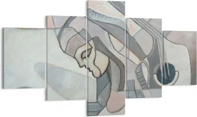 Produktbild von Bild auf Leinwand - Leinwandbild - Abstraktion modern - 125x70cm - Wand Bild - Wanddeko - Leinwanddruck - Bilder - Kunstdruck - Wanddekoration - Leinwand bilder - Wandkunst - EA125x70-3739