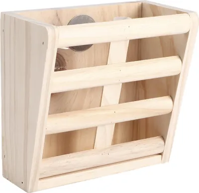 Obrázok produktu pre Wooden Fixed Rabbit Fodder Feeder Grass Manger Rack Stand Food Bowl Pet Supplies for Chinchilla Guinea Pig