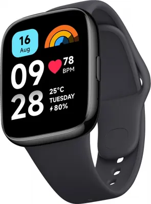 Produktbild von Xiaomi Redmi Watch 3 Active 4,65 cm (1.83") LED 47 mm Digital 240 x 280 Pixel Touchscreen Schwarz (BHR7266GL)
