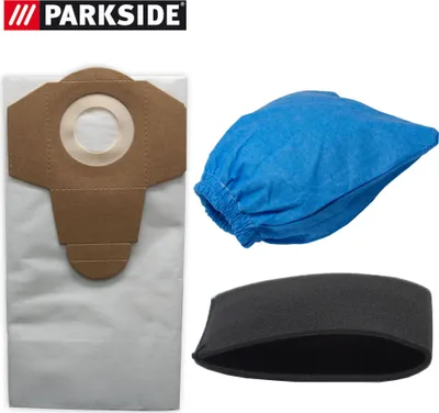 Produktbild von Parkside Nass-Trocken-Saugen-Set Basis, 20 L, weiß