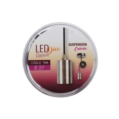 Immagine prodotto di EXPERT-LINE - Lampada in rame con sospensione a molla E27-1m di cavo - 494789