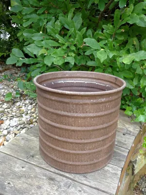 Produktbild von Edelrostoptik Pflanzkübel Ragna, rund Pflanzkübel Ragna rund - 25 cm