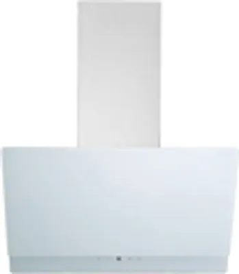 Produktbild von Respekta Kopffreie Schräghaube Selena mit Glasschirm, Weiß, 60 cm